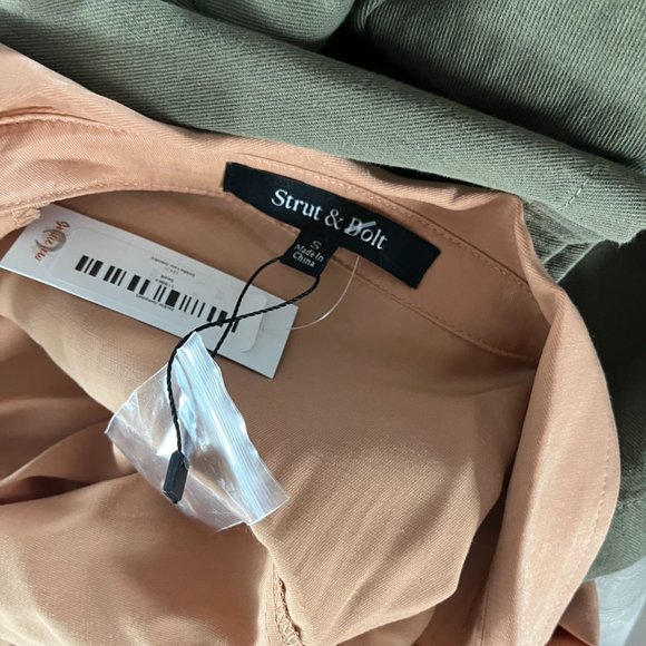 Strut and Bolt Light Orange Jumpsuit - Picture 8 of 8